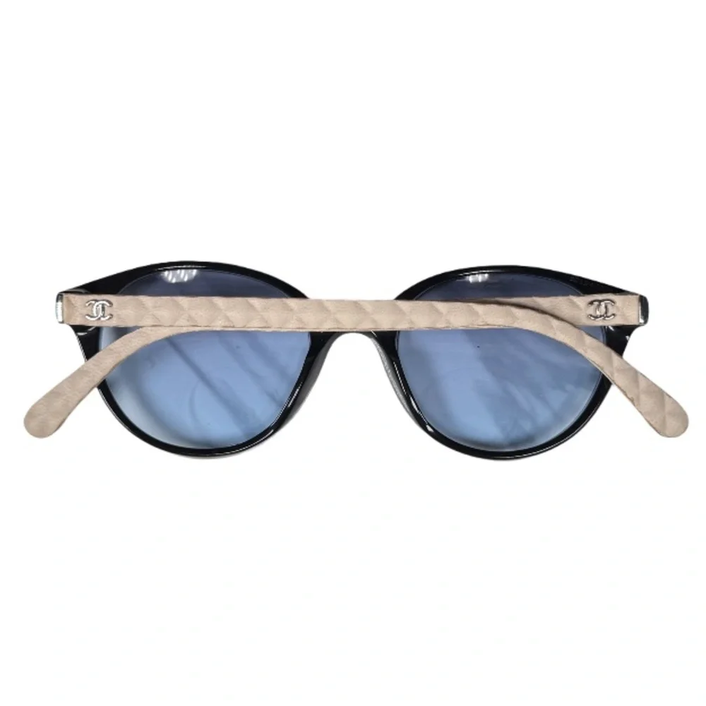 CHANEL | Eye Glasses Frames Quilted Leather Luxury Italian Classic CC Rare Posh